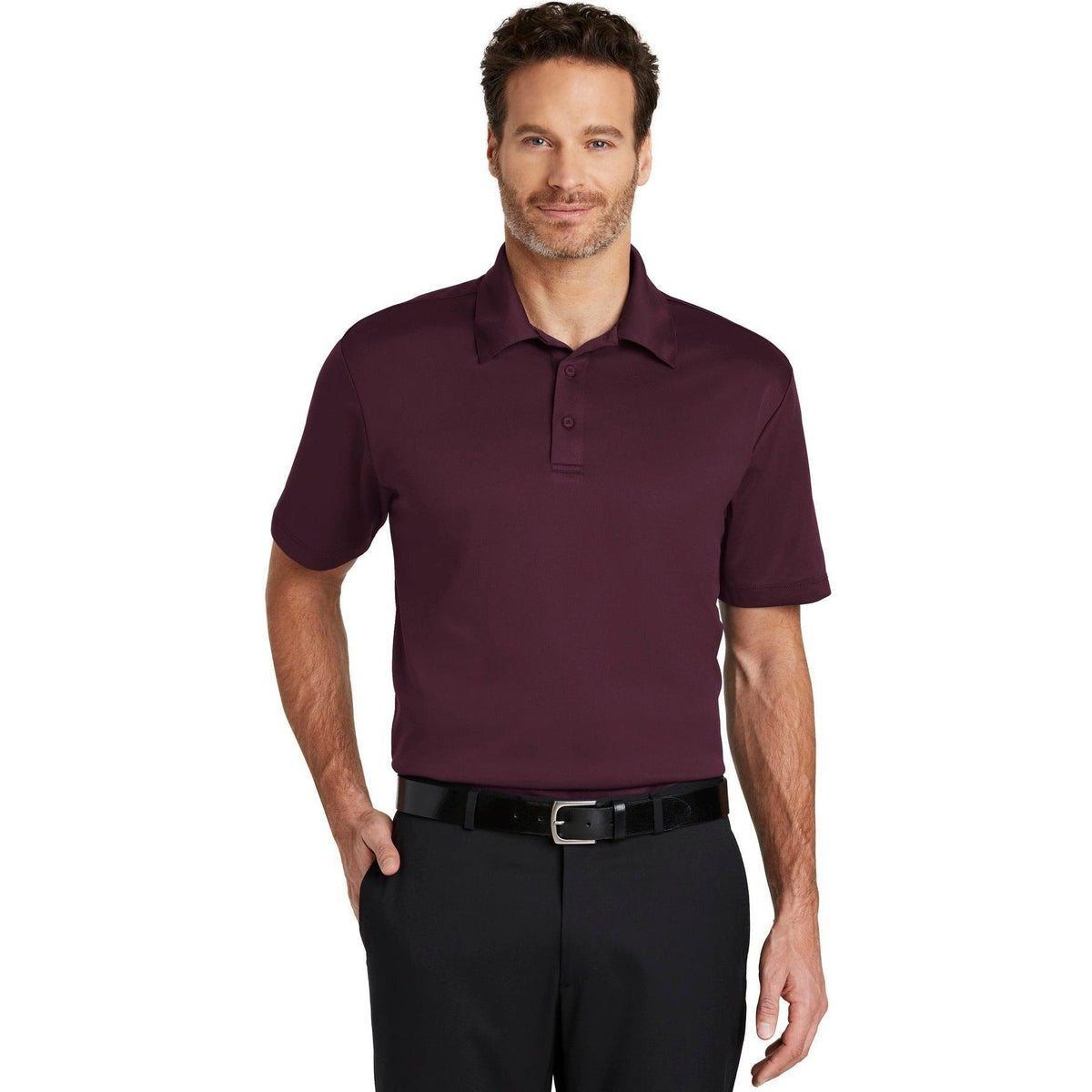 no-logo Port Authority Silk Touch Performance Polo-Regular-Port Authority-Thread Logic