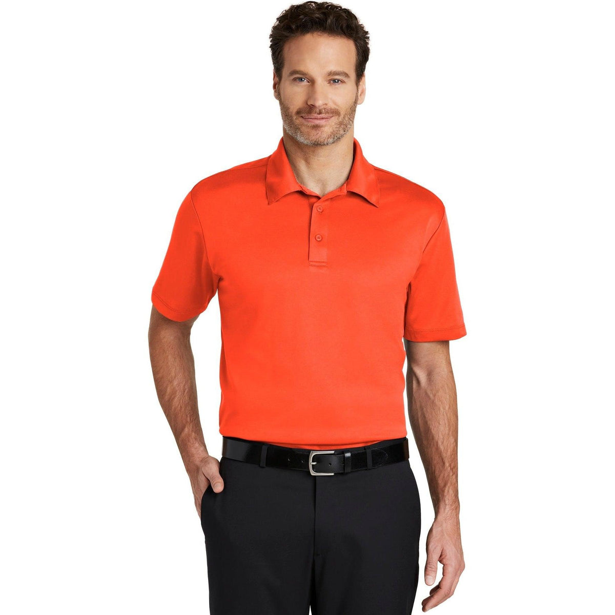 no-logo Port Authority Silk Touch Performance Polo-Regular-Port Authority-Thread Logic