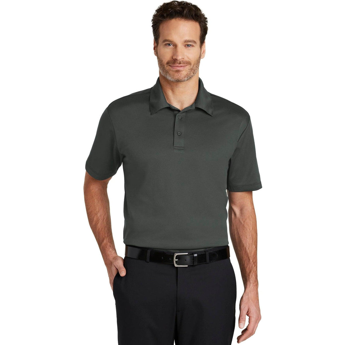 no-logo Port Authority Silk Touch Performance Polo-Regular-Port Authority-Thread Logic