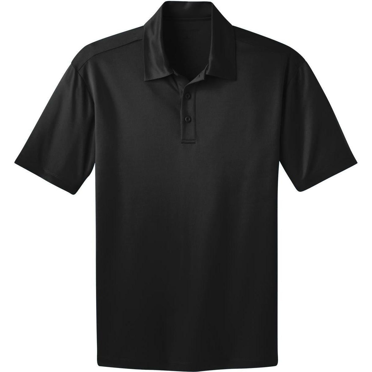 no-logo Port Authority Silk Touch Performance Polo-Regular-Port Authority-Black-S-Thread Logic