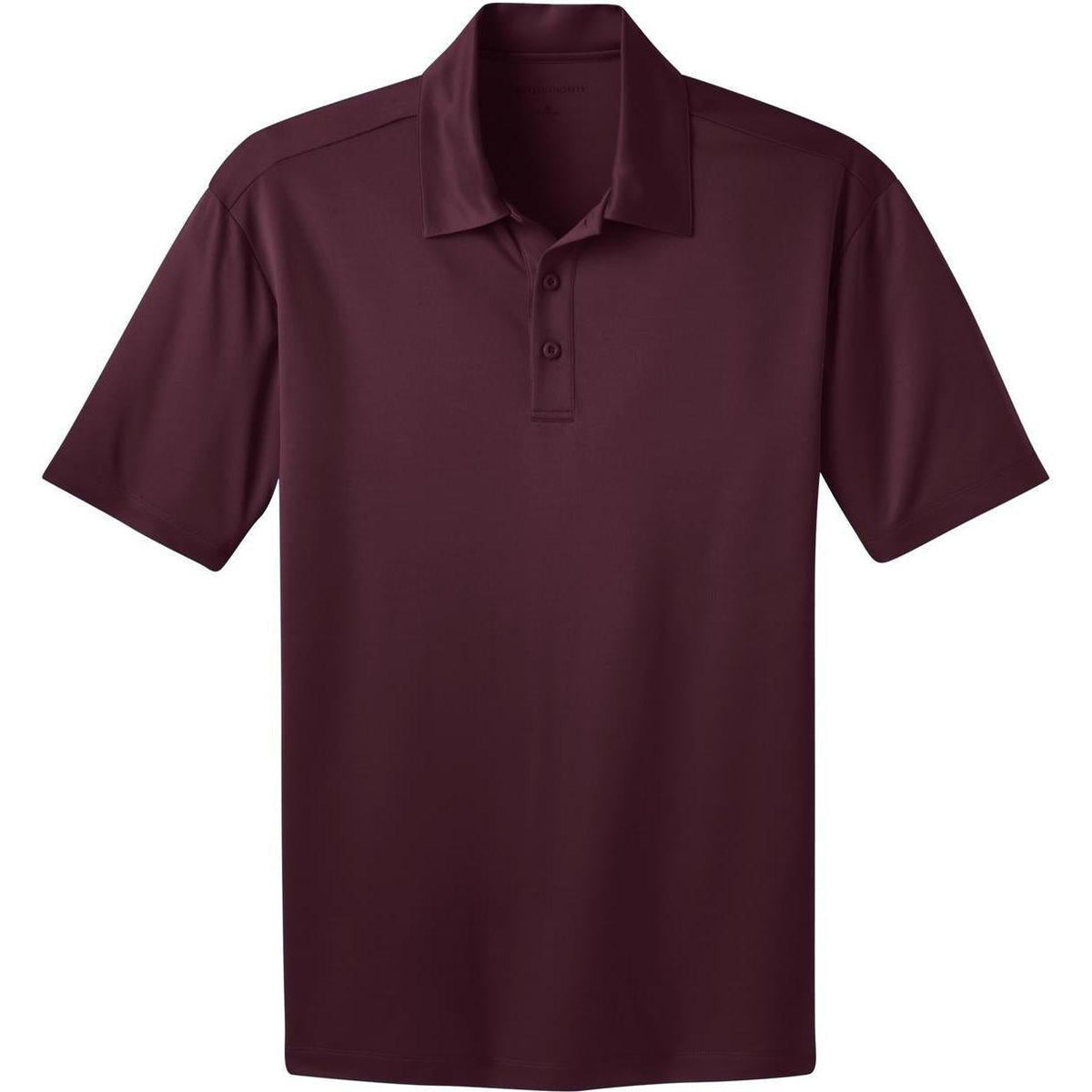 no-logo Port Authority Silk Touch Performance Polo-Regular-Port Authority-Maroon-S-Thread Logic