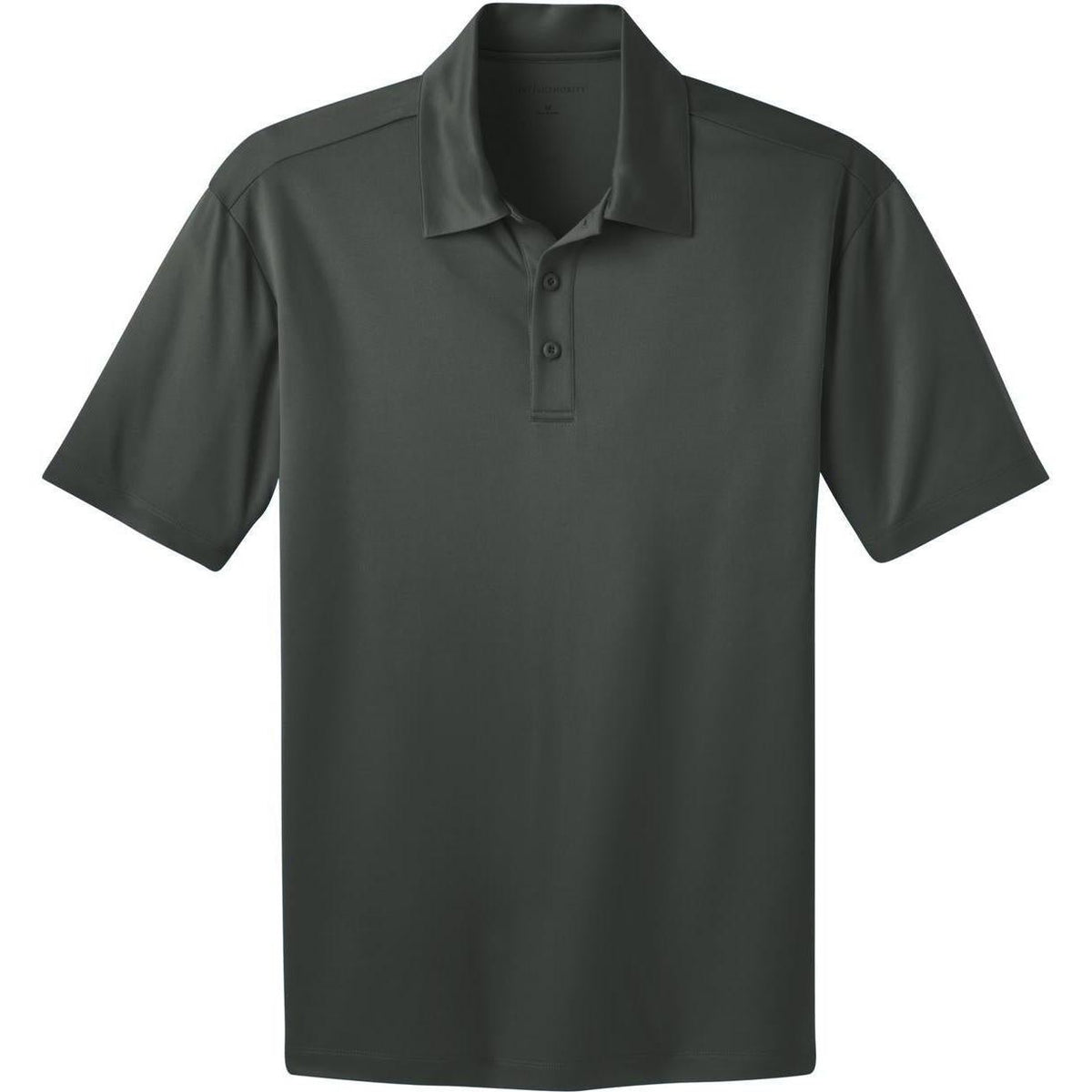 no-logo Port Authority Silk Touch Performance Polo-Regular-Port Authority-Steel Grey-S-Thread Logic