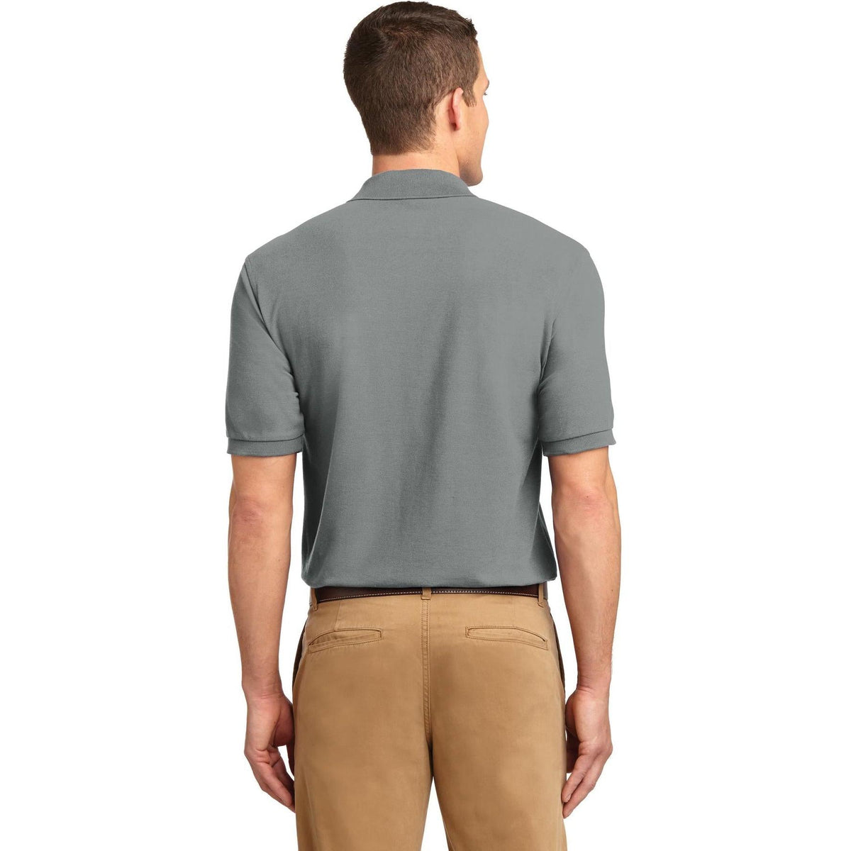 no-logo Port Authority Silk Touch Polo-Regular-Port Authority-Thread Logic
