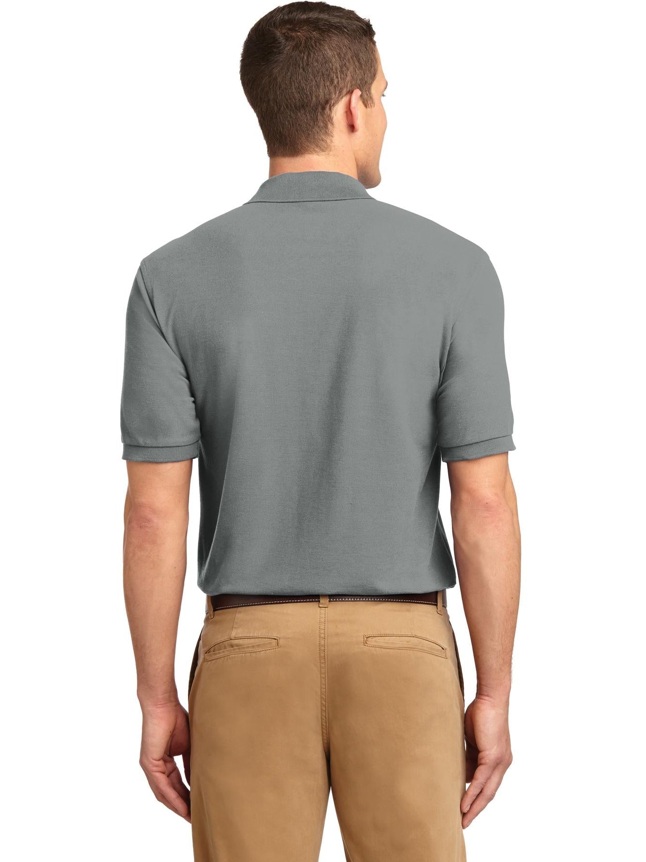 no-logo Port Authority Silk Touch Polo-Regular-Port Authority-Thread Logic