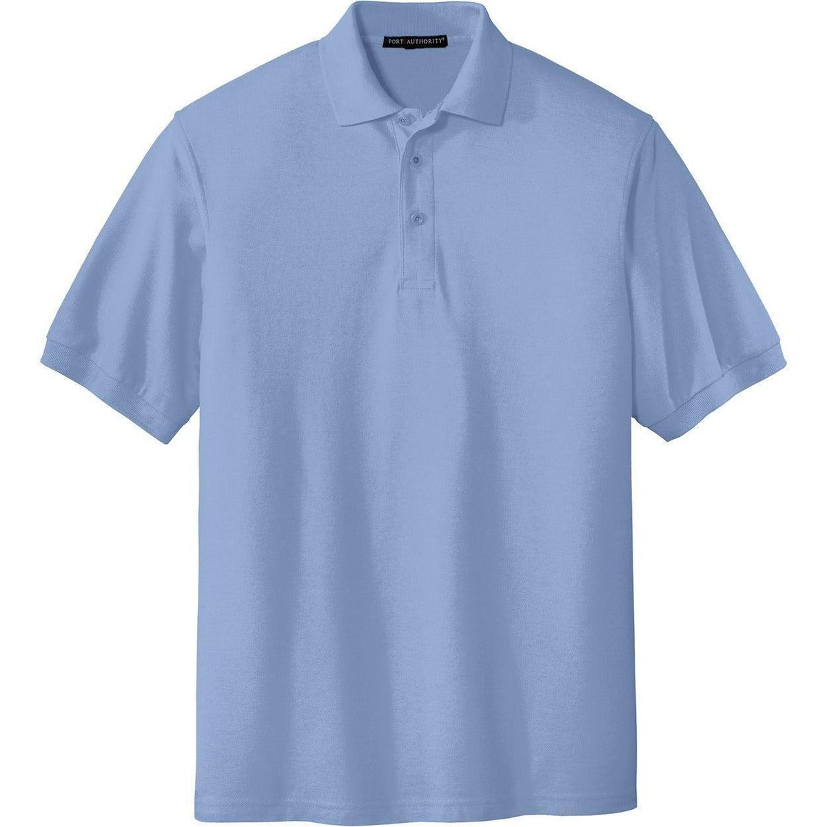 no-logo Port Authority Silk Touch Polo-Regular-Port Authority-Light Blue-S-Thread Logic