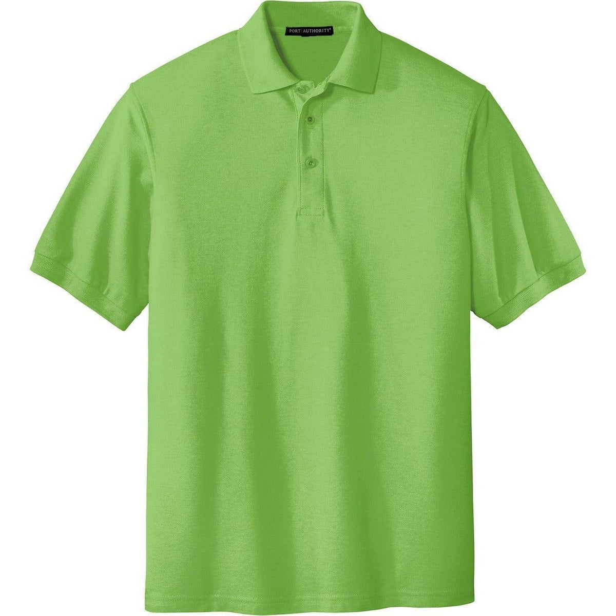 no-logo Port Authority Silk Touch Polo-Regular-Port Authority-Lime-S-Thread Logic
