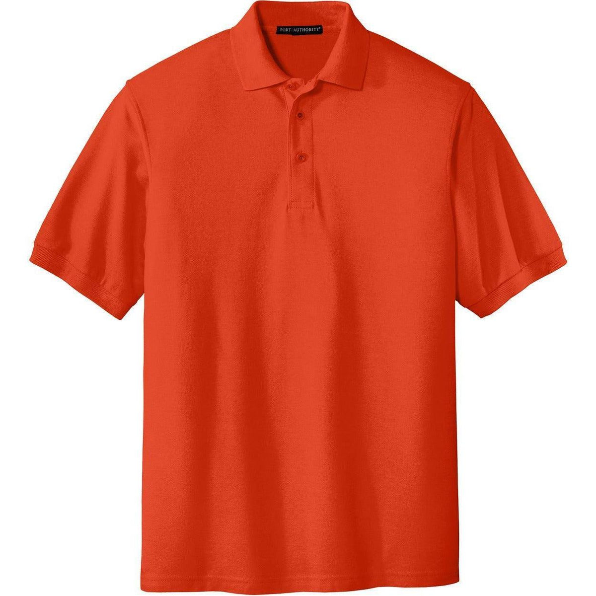 no-logo Port Authority Silk Touch Polo-Regular-Port Authority-Orange-S-Thread Logic