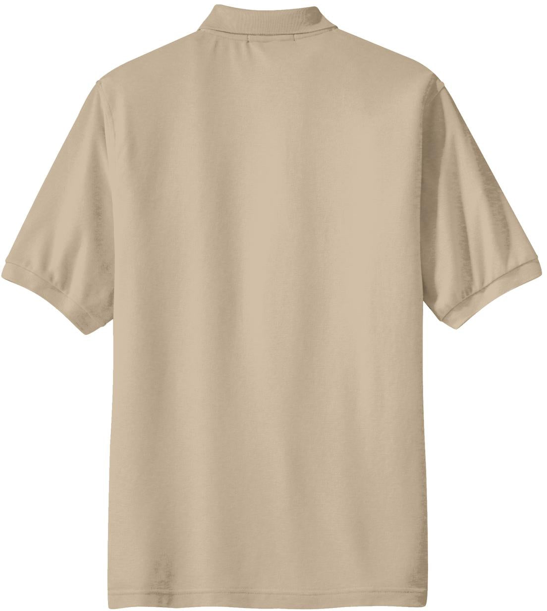 no-logo Port Authority Silk Touch Polo Shirt with Pocket-Regular-Port Authority-Thread Logic