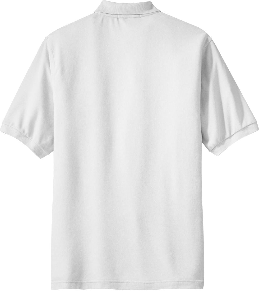 no-logo Port Authority Silk Touch Polo Shirt with Pocket-Regular-Port Authority-Thread Logic