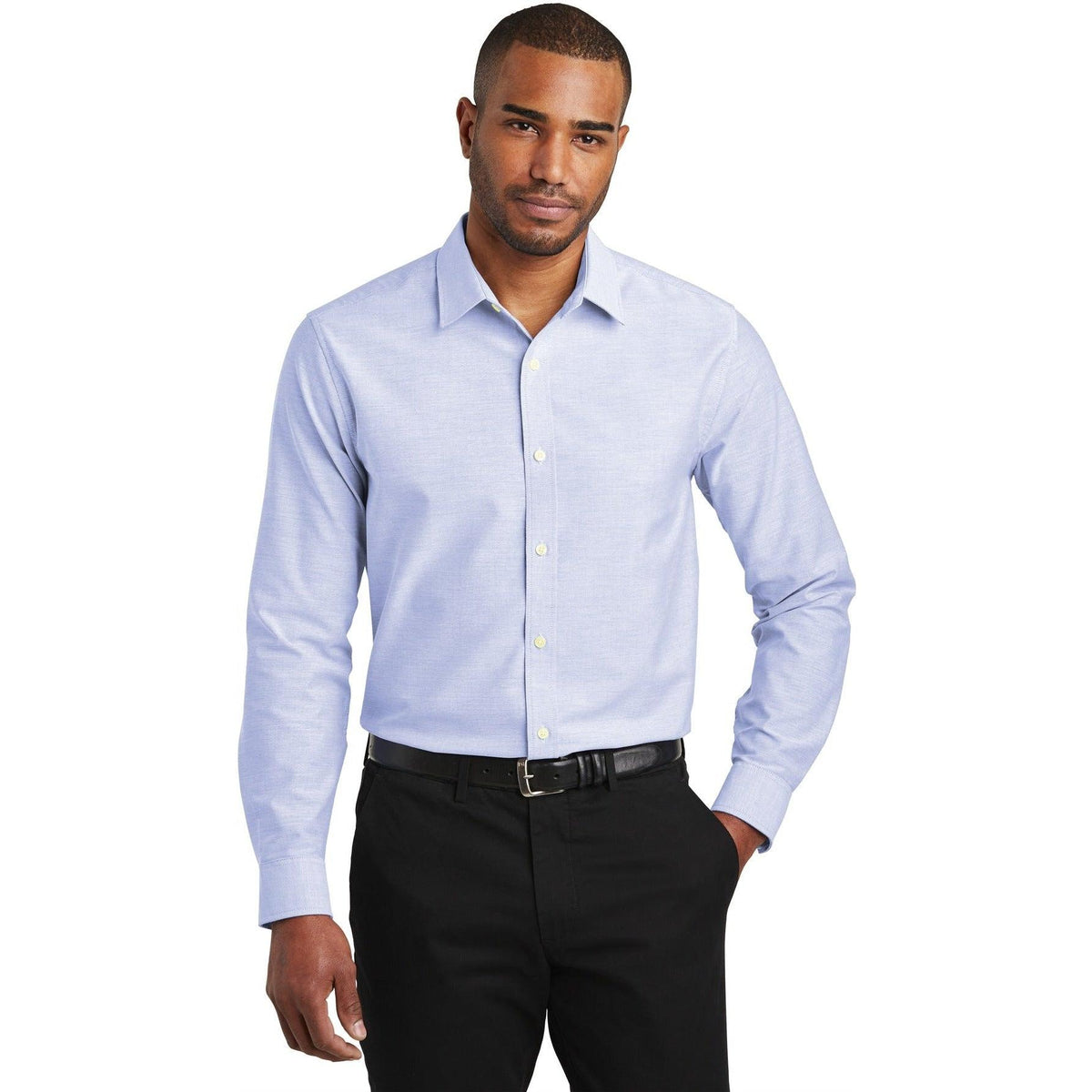 no-logo Port Authority Slim Fit SuperPro Oxford Shirt-Dress Shirts-Port Authority-Thread Logic