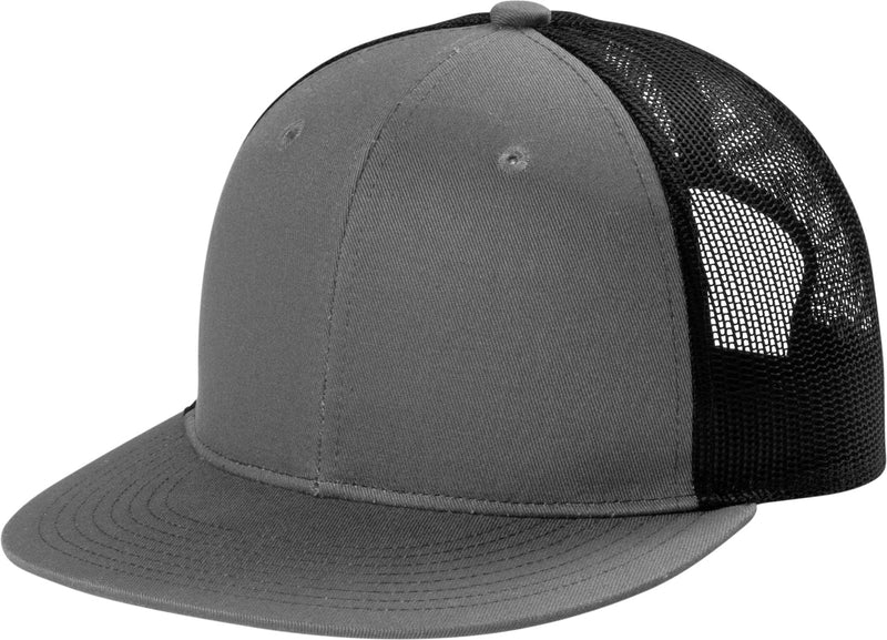 Port Authority Snapback Flat Bill Trucker Cap