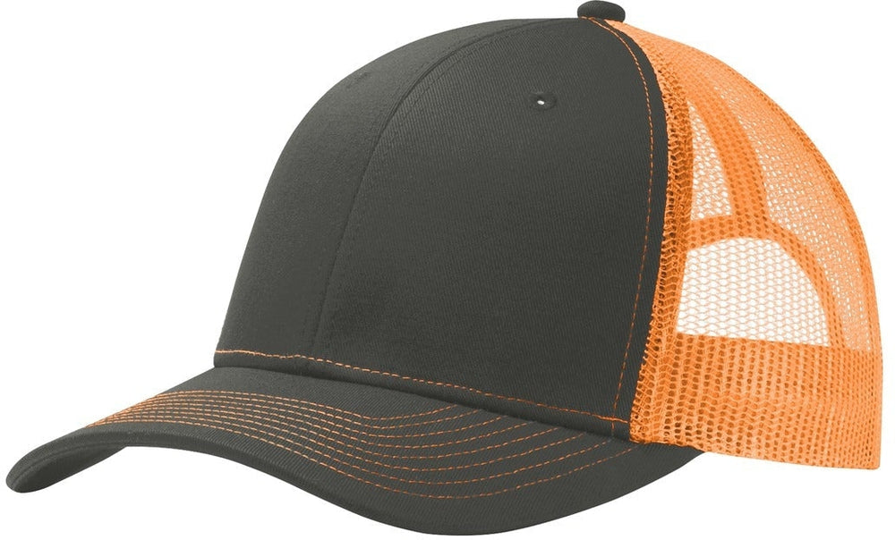 no-logo Port Authority Snapback Trucker Cap-Regular-Port Authority-Thread Logic 