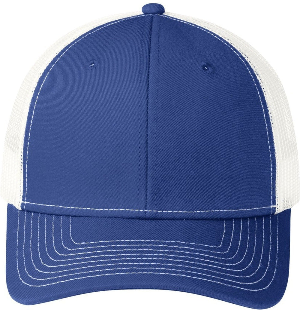 Port Authority Snapback Trucker Cap-Regular-Port Authority-Patriot Blue/White-OSFA-Thread Logic 