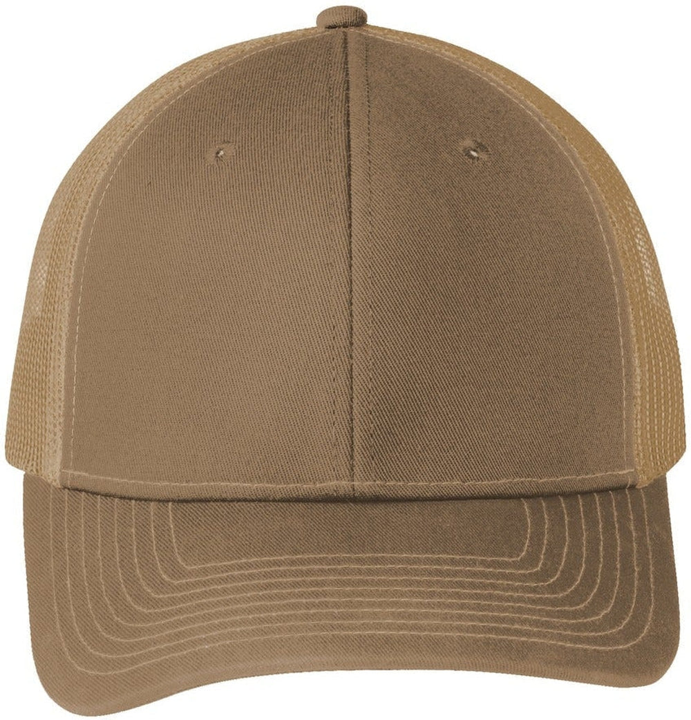 Port Authority Snapback Trucker Cap-Regular-Port Authority-Woodland Brown-OSFA-Thread Logic 