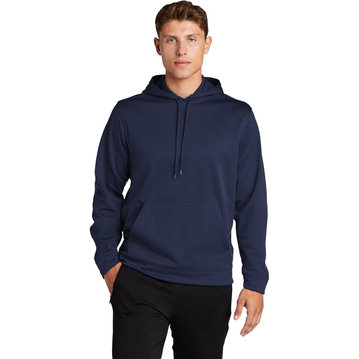 no-logo Port Authority Sport-Wick Fleece Hooded Pullover-Hoodies-Port Authority-Thread Logic