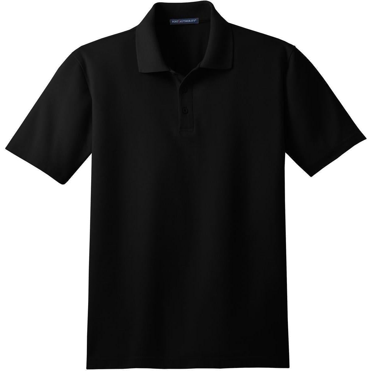 no-logo Port Authority Stain-Resistant Polo Shirt-Regular-Port Authority-Black-S-Thread Logic