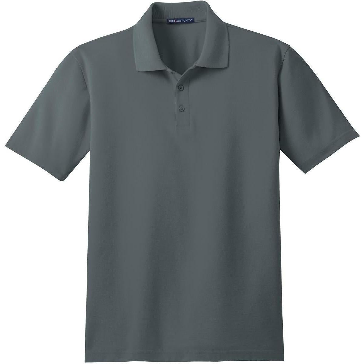 no-logo Port Authority Stain-Resistant Polo Shirt-Regular-Port Authority-Steel Grey-S-Thread Logic