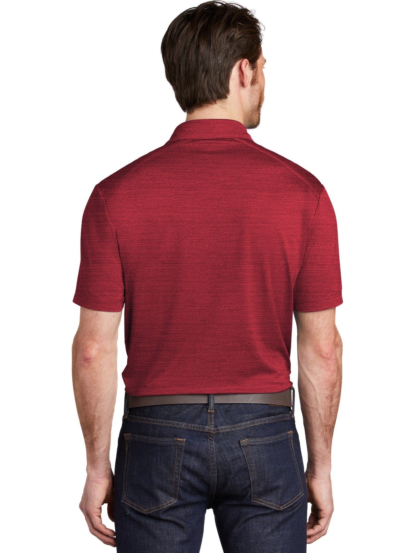 no-logo Port Authority Stretch Heather Polo-Regular-Port Authority-Thread Logic