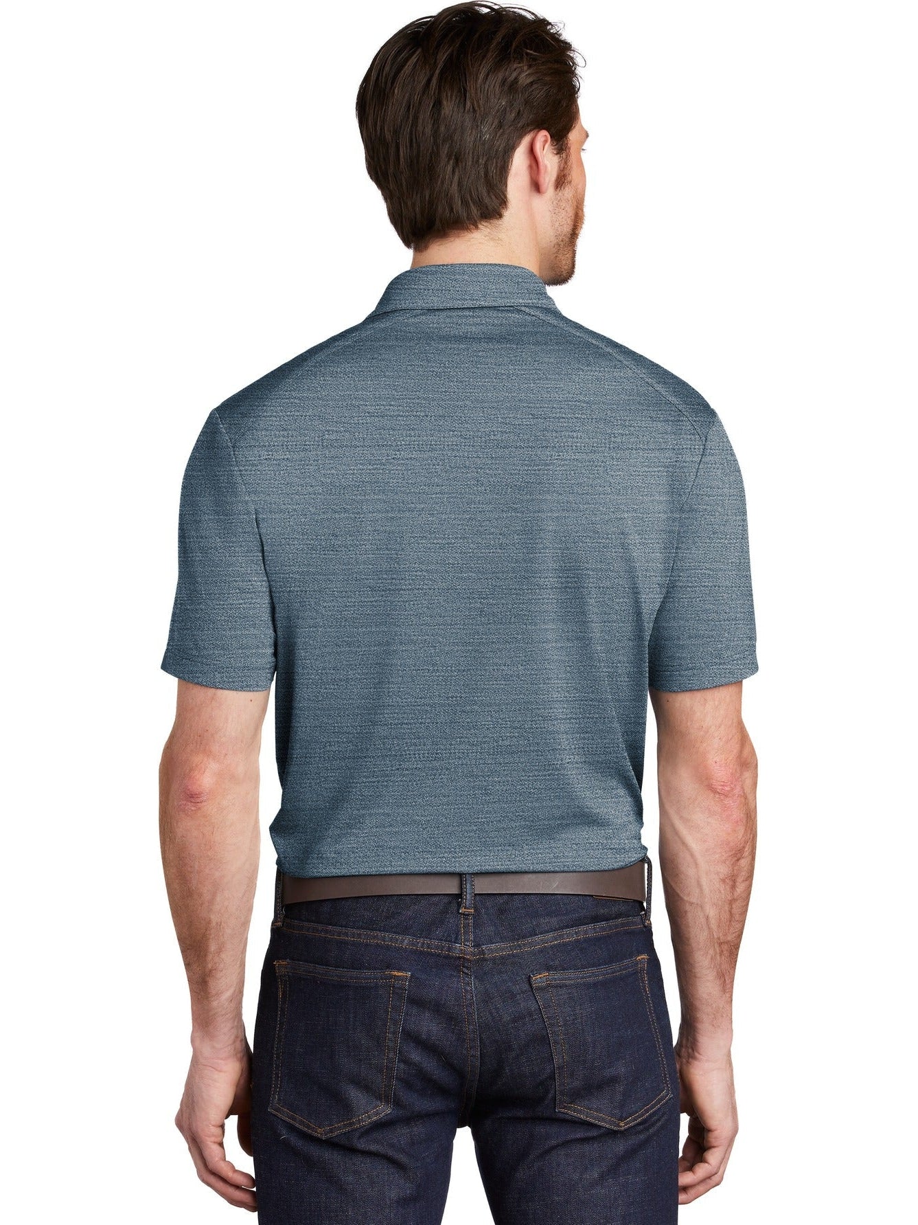 no-logo Port Authority Stretch Heather Polo-Regular-Port Authority-Thread Logic