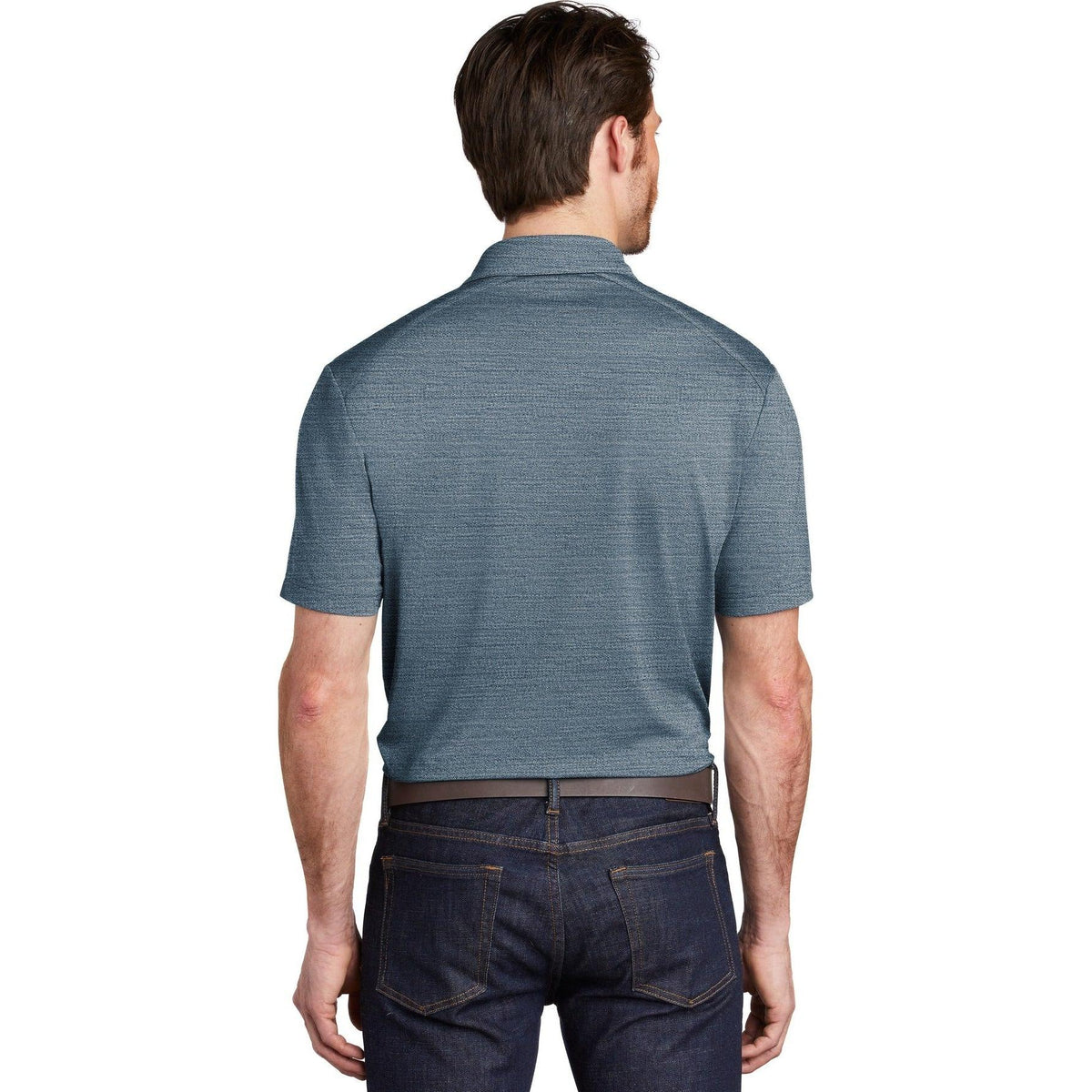 no-logo Port Authority Stretch Heather Polo-Regular-Port Authority-Thread Logic