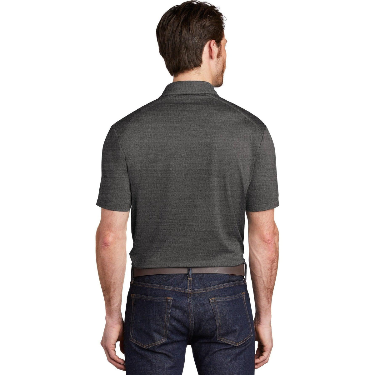 no-logo Port Authority Stretch Heather Polo-Regular-Port Authority-Thread Logic