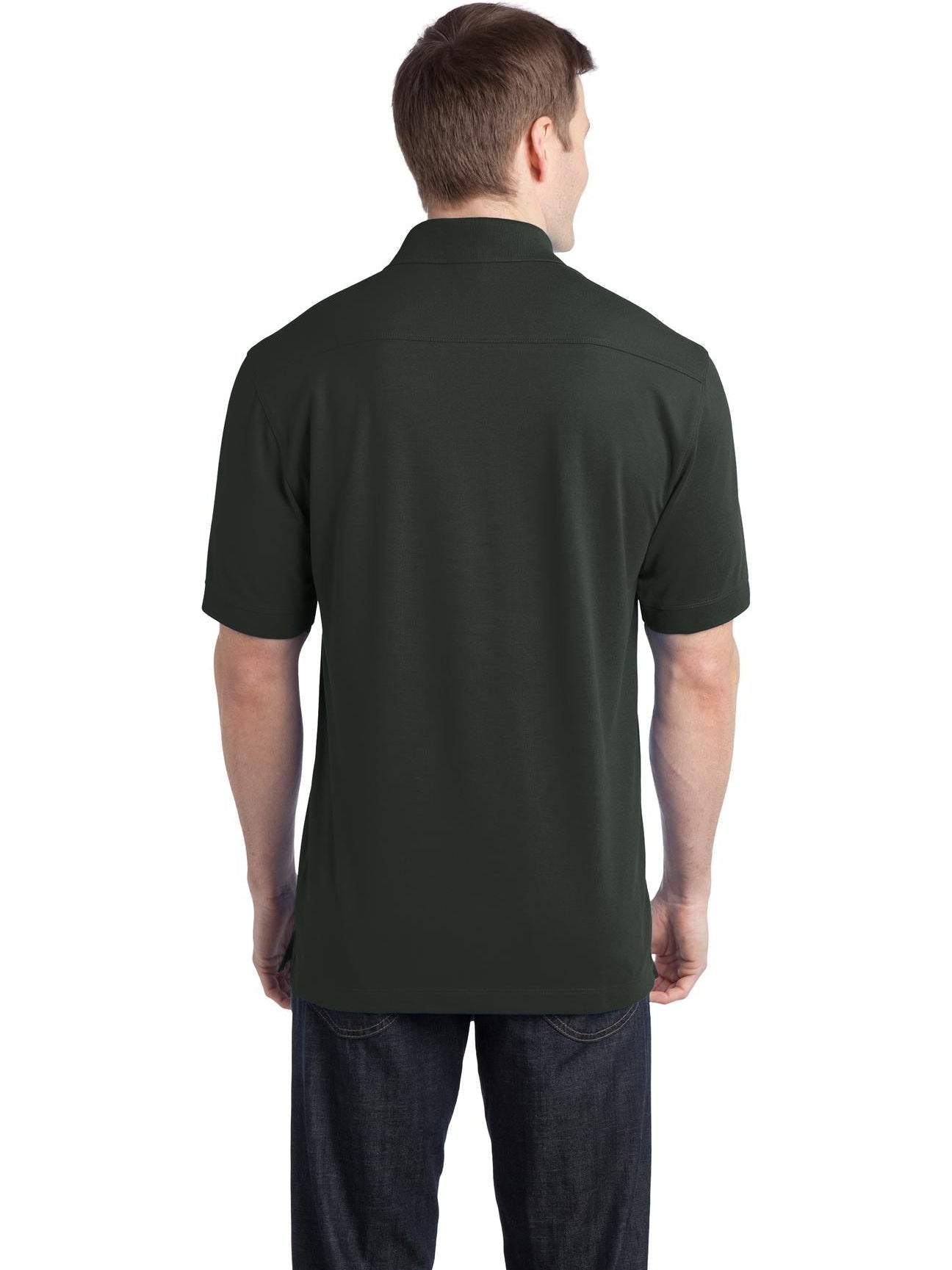 no-logo Port Authority Stretch Pique Polo-Active-Port Authority-Thread Logic