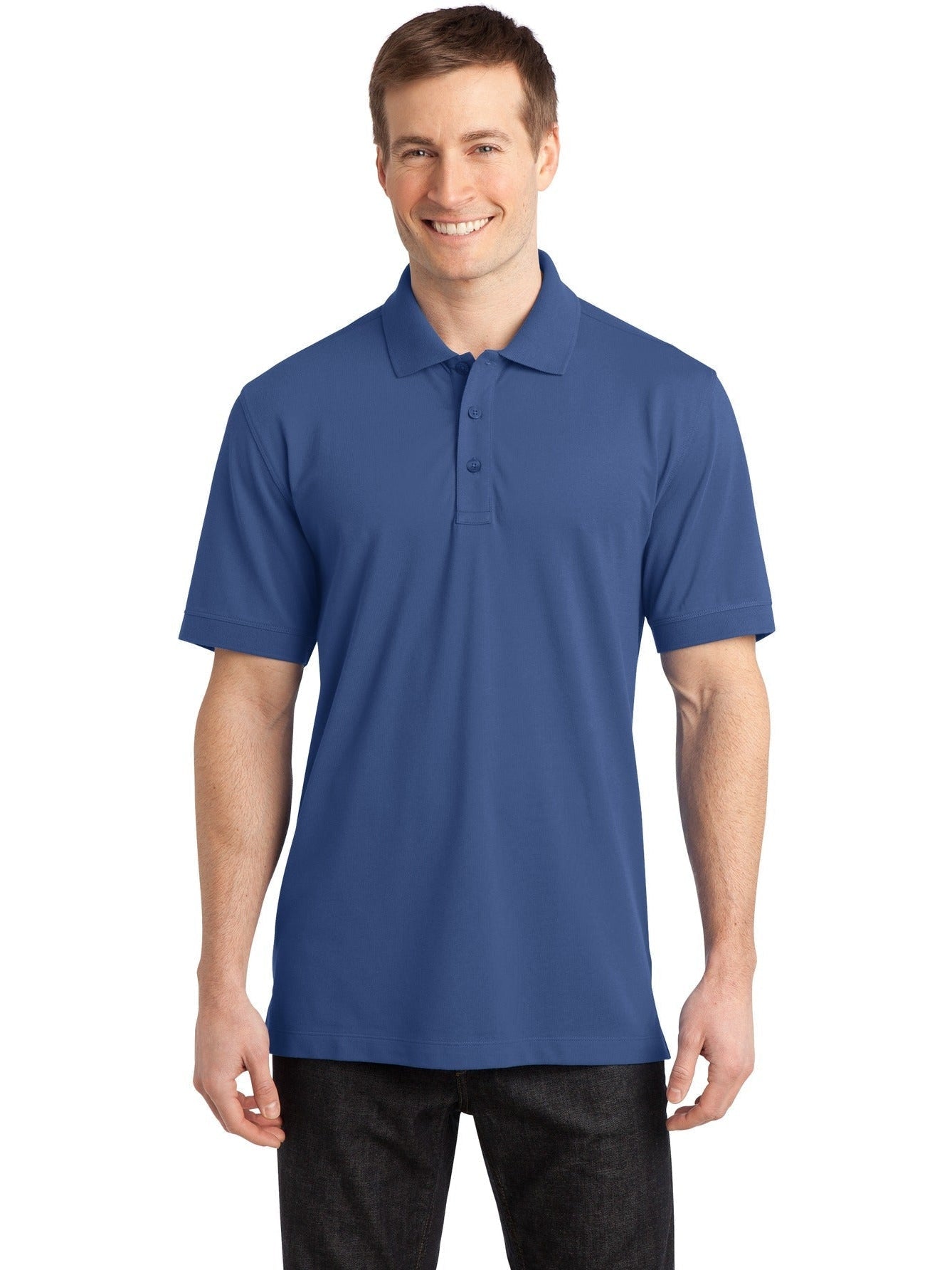 no-logo Port Authority Stretch Pique Polo-Active-Port Authority-Thread Logic