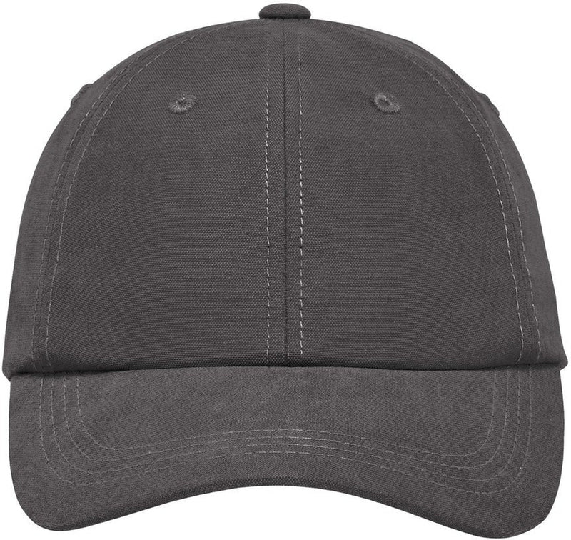 Port Authority Sueded Cap-Regular-Port Authority-Charcoal-OSFA-Thread Logic 