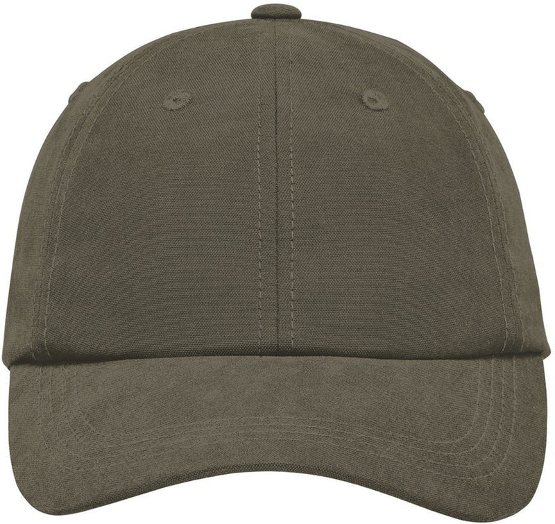 Port Authority Sueded Cap-Regular-Port Authority-Olive-OSFA-Thread Logic 