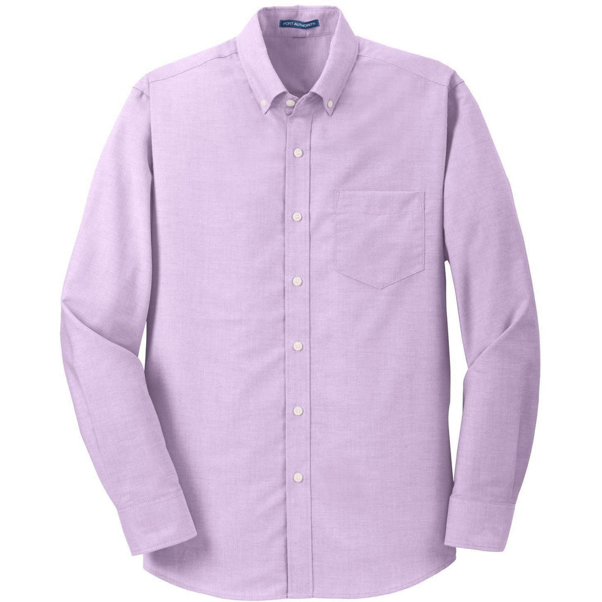 no-logo Port Authority SuperPro Oxford Shirt-Dress Shirts-Port Authority-Soft Purple-S-Thread Logic