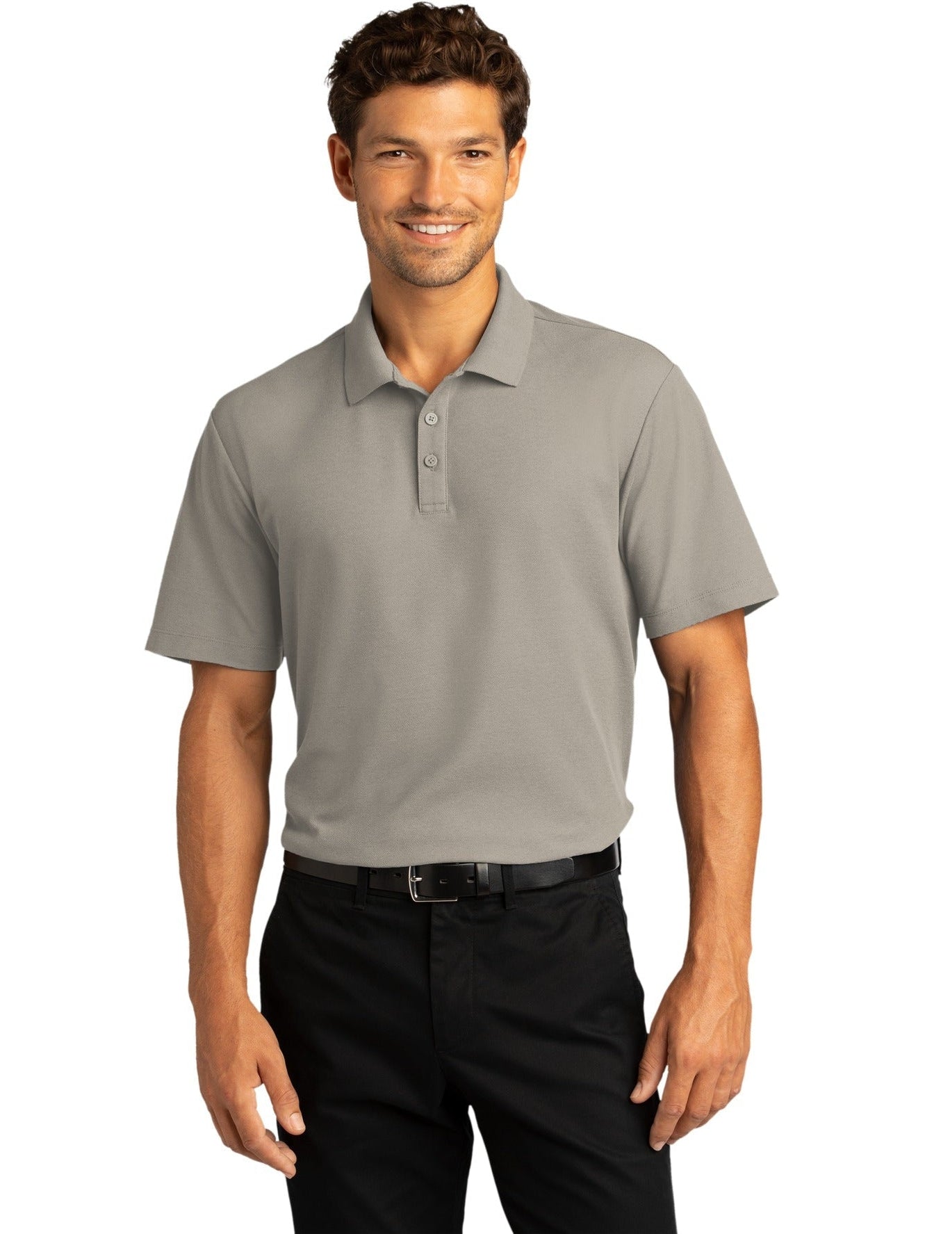 no-logo Port Authority SuperPro React Polo-Regular-Port Authority-Thread Logic