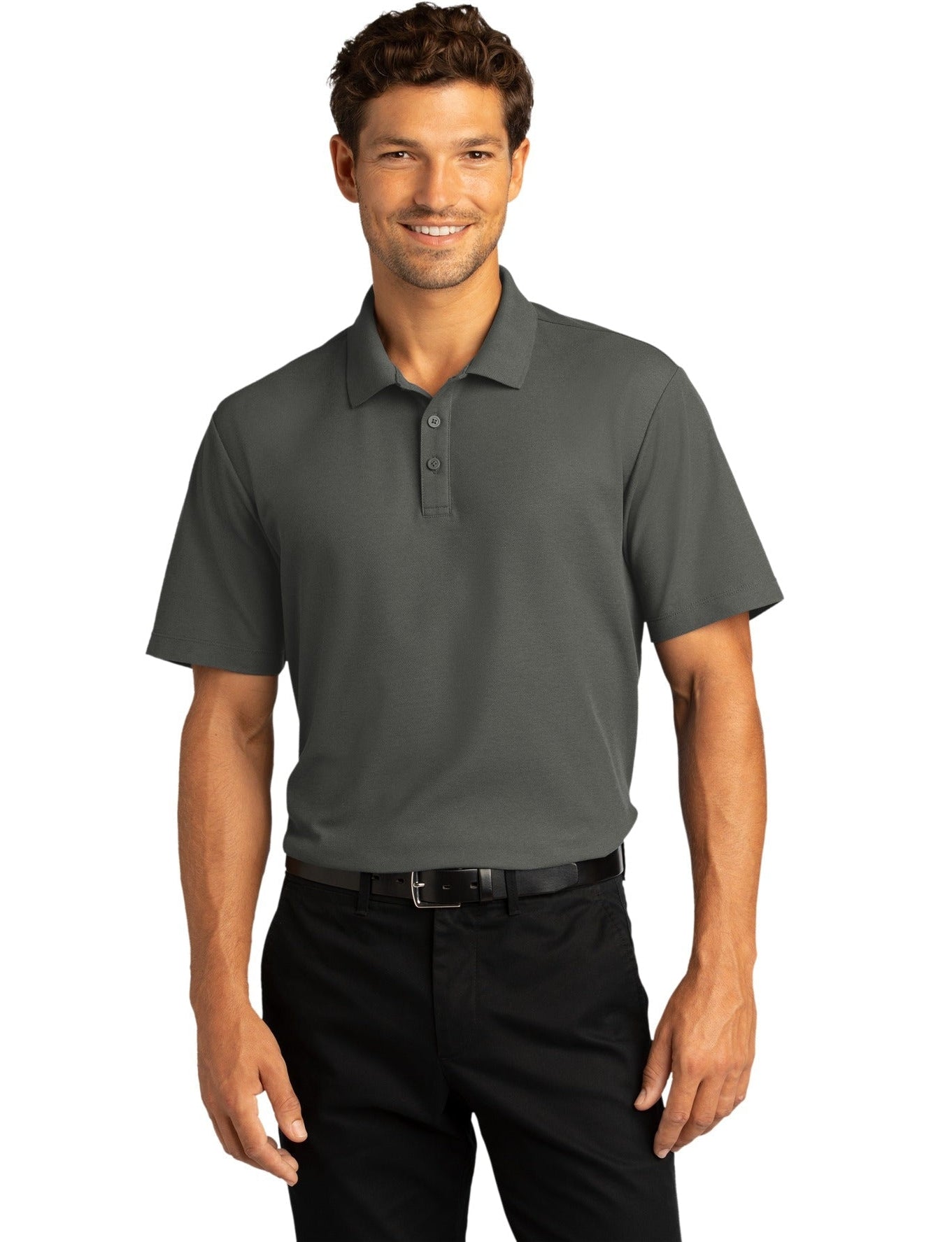 no-logo Port Authority SuperPro React Polo-Regular-Port Authority-Thread Logic