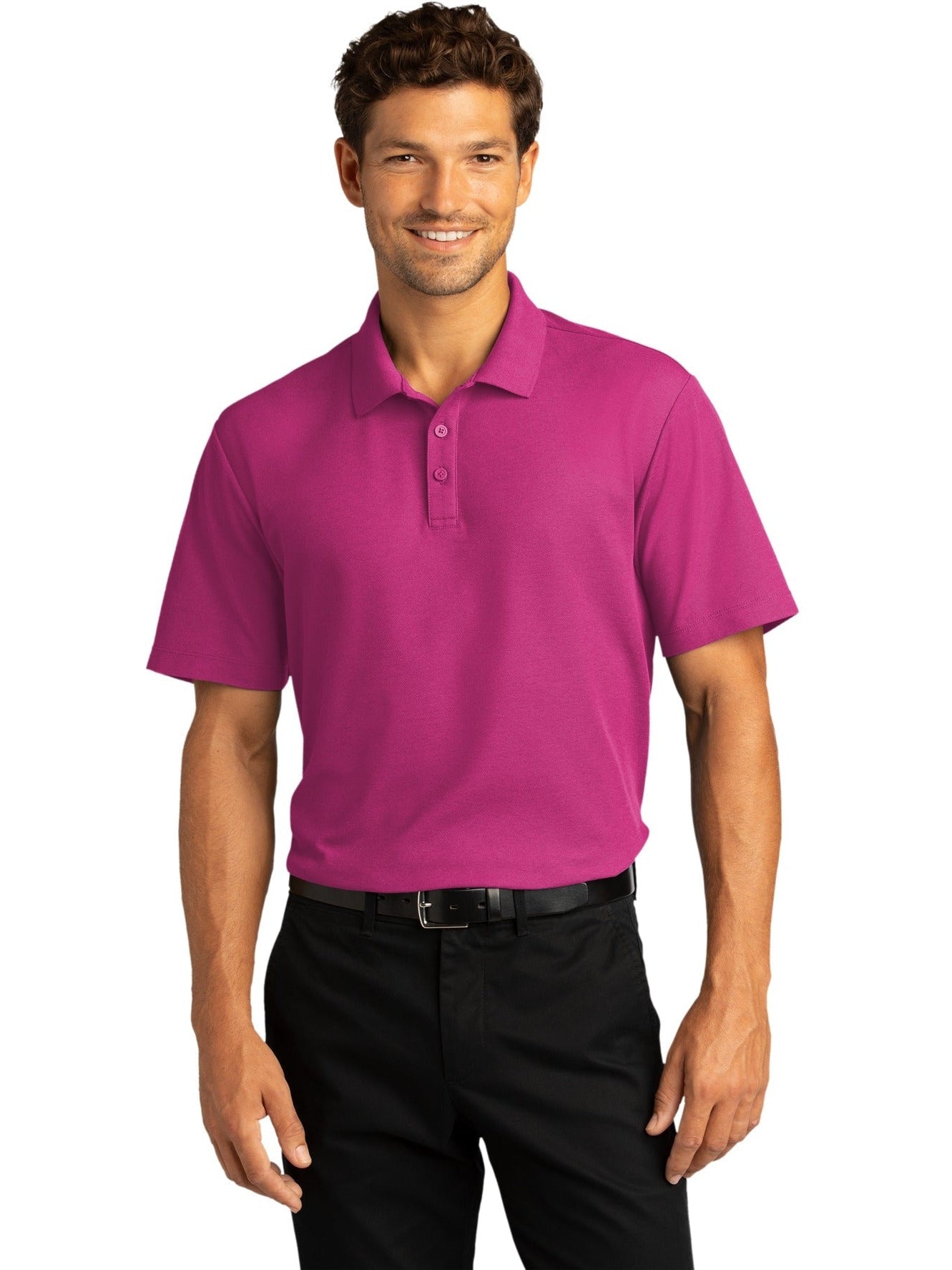 no-logo Port Authority SuperPro React Polo-Regular-Port Authority-Thread Logic