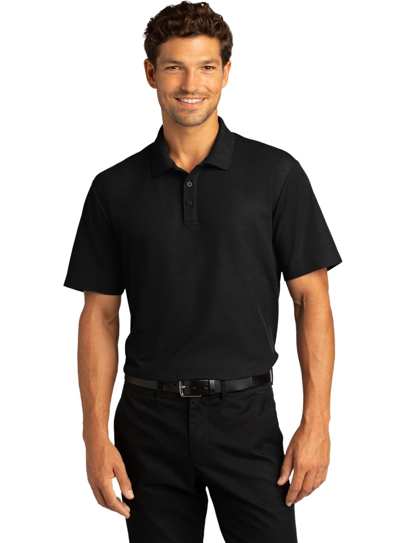 no-logo Port Authority SuperPro React Polo-Regular-Port Authority-Thread Logic