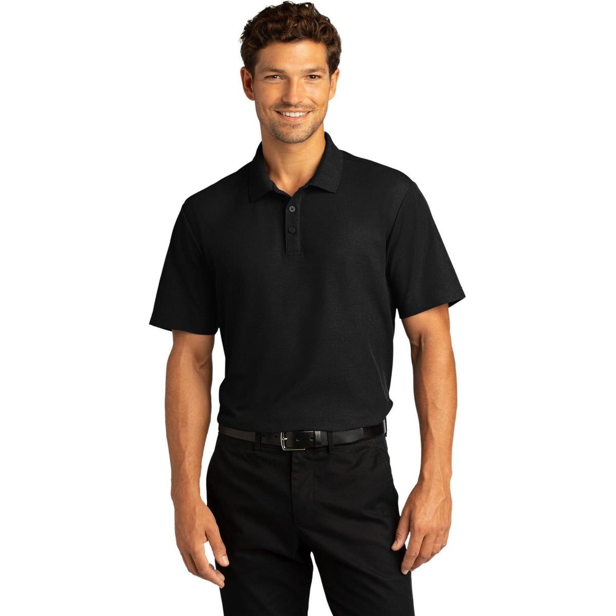 no-logo Port Authority SuperPro React Polo-Regular-Port Authority-Thread Logic