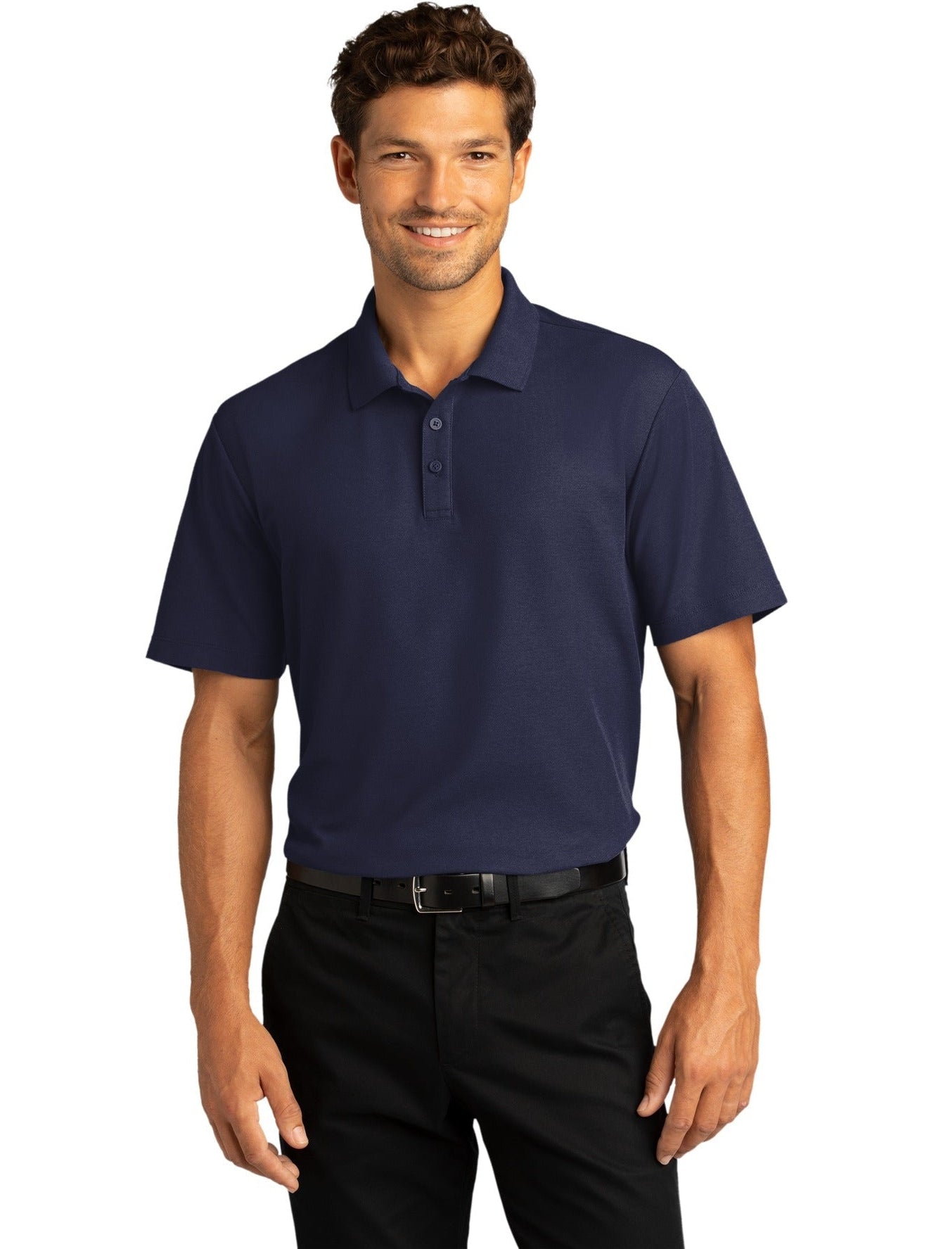 no-logo Port Authority SuperPro React Polo-Regular-Port Authority-Thread Logic