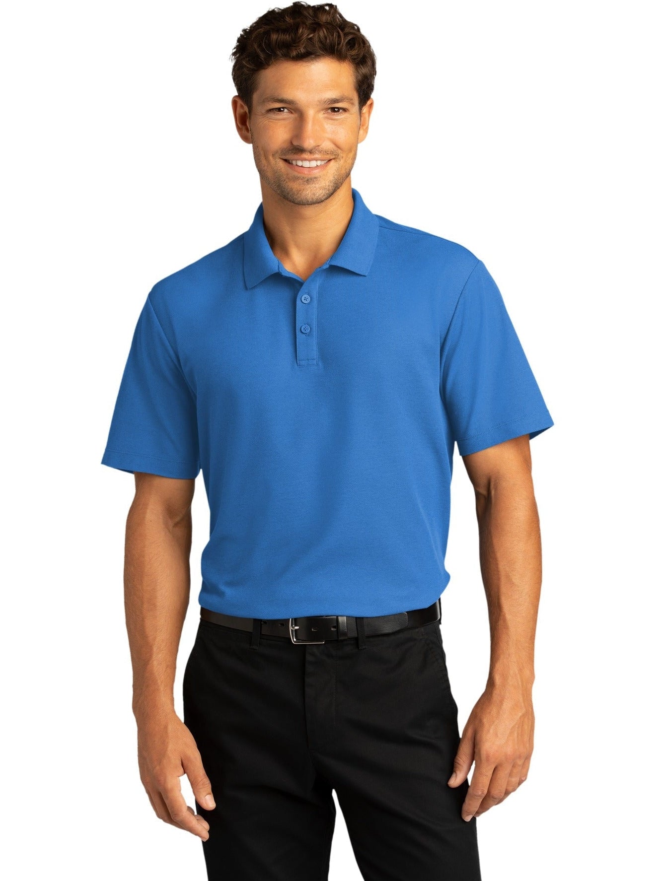 no-logo Port Authority SuperPro React Polo-Regular-Port Authority-Thread Logic