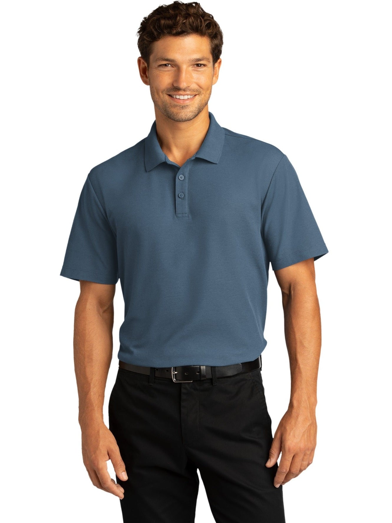 no-logo Port Authority SuperPro React Polo-Regular-Port Authority-Thread Logic