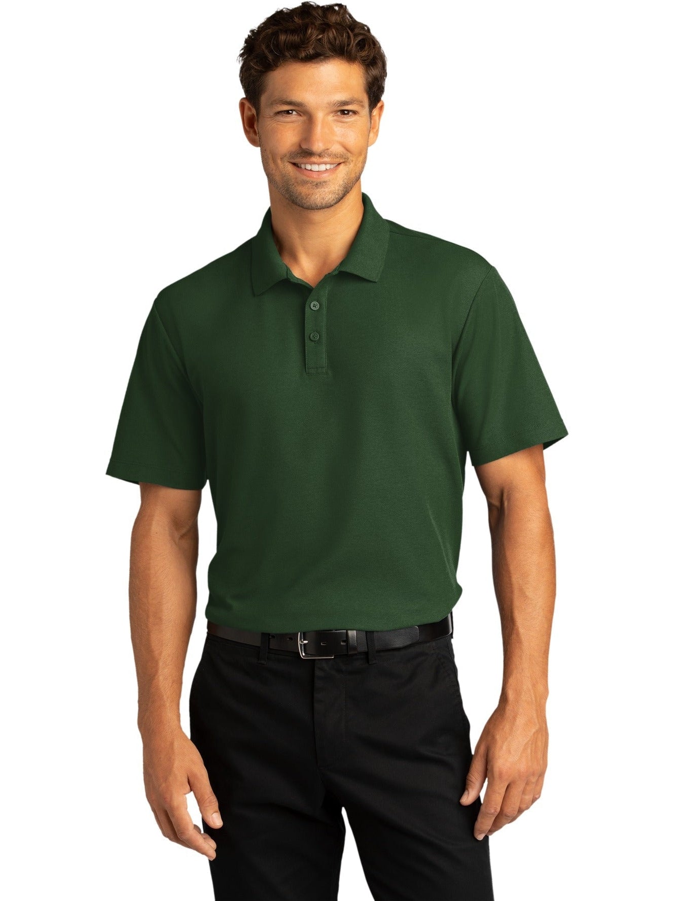 no-logo Port Authority SuperPro React Polo-Regular-Port Authority-Thread Logic