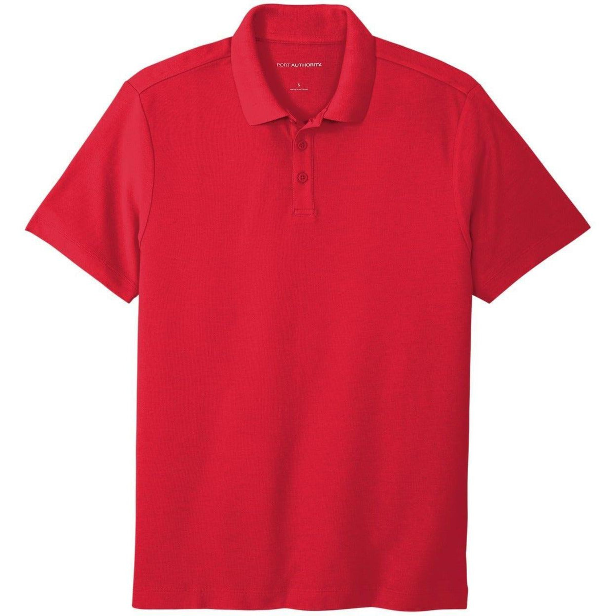 no-logo Port Authority SuperPro React Polo
