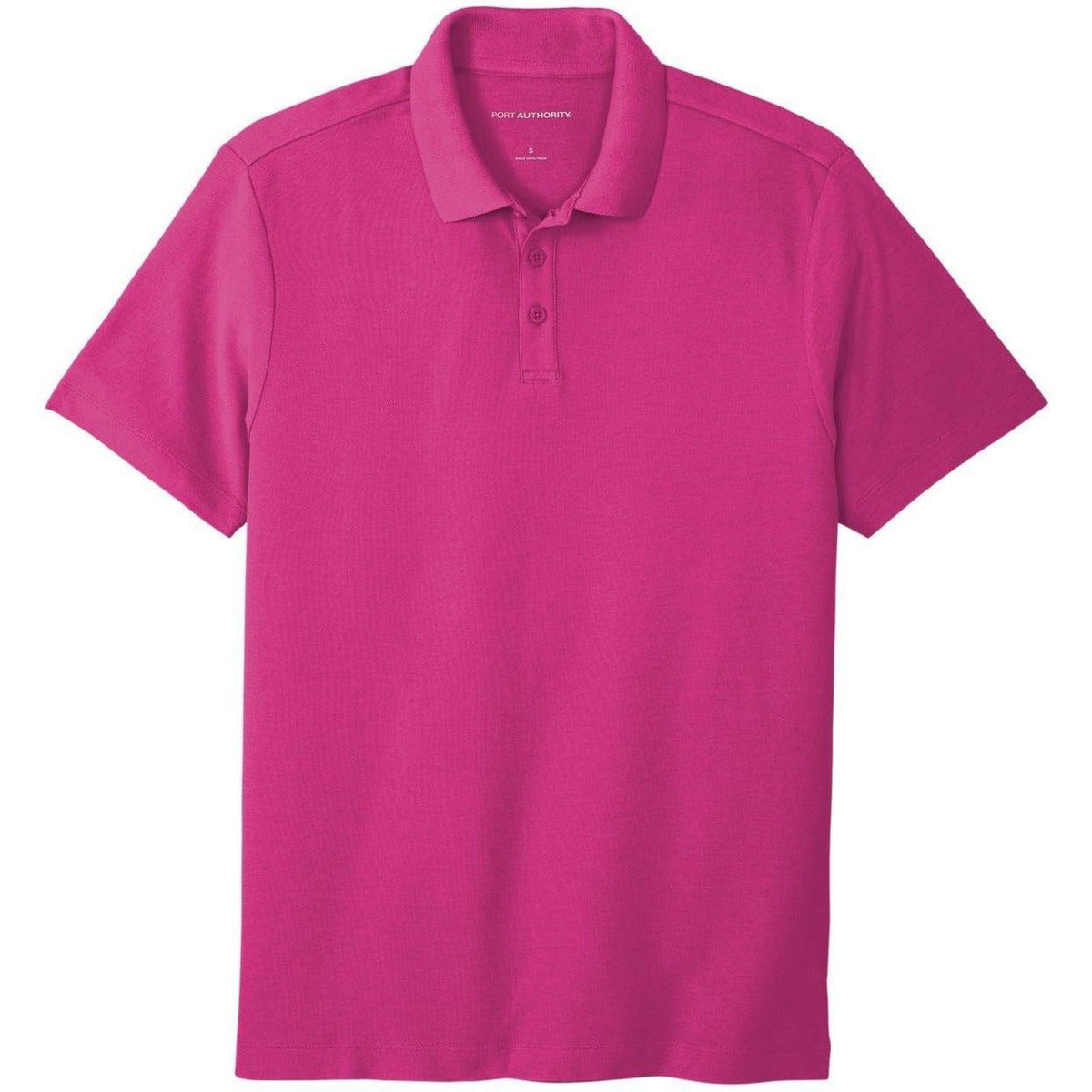 no-logo Port Authority SuperPro React Polo