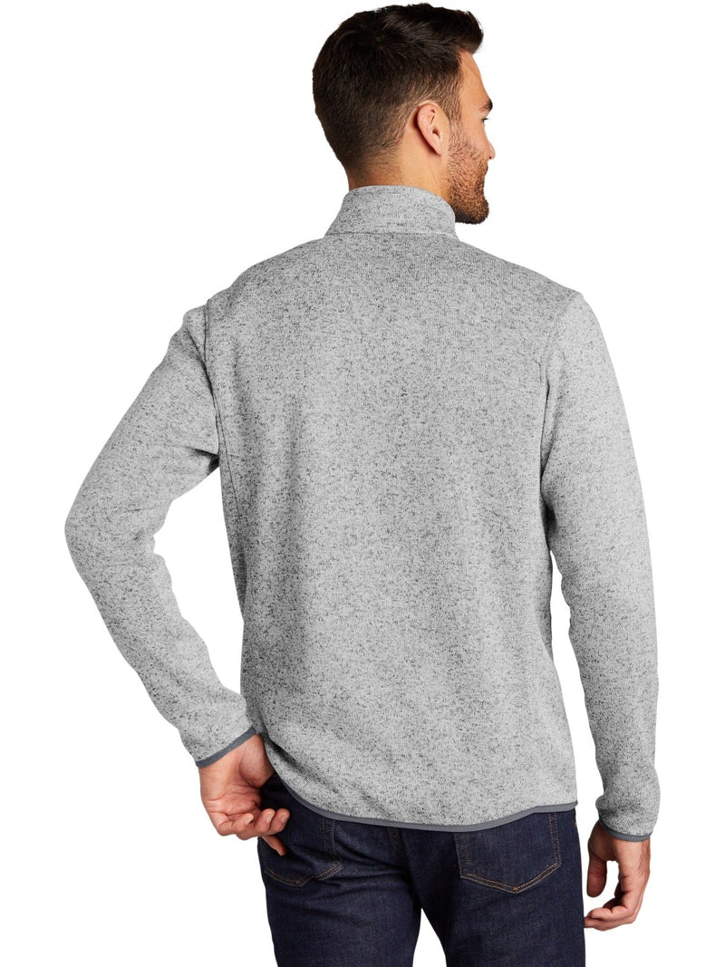 no-logo Port Authority Sweater Fleece Jacket-Regular-Port Authority-Thread Logic