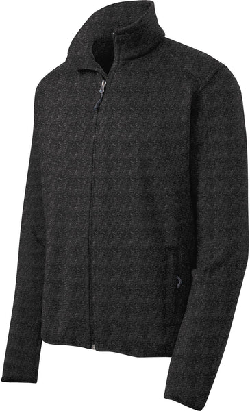  Eddie Bauer Heathered Sweater Fleece Jacket - Men's