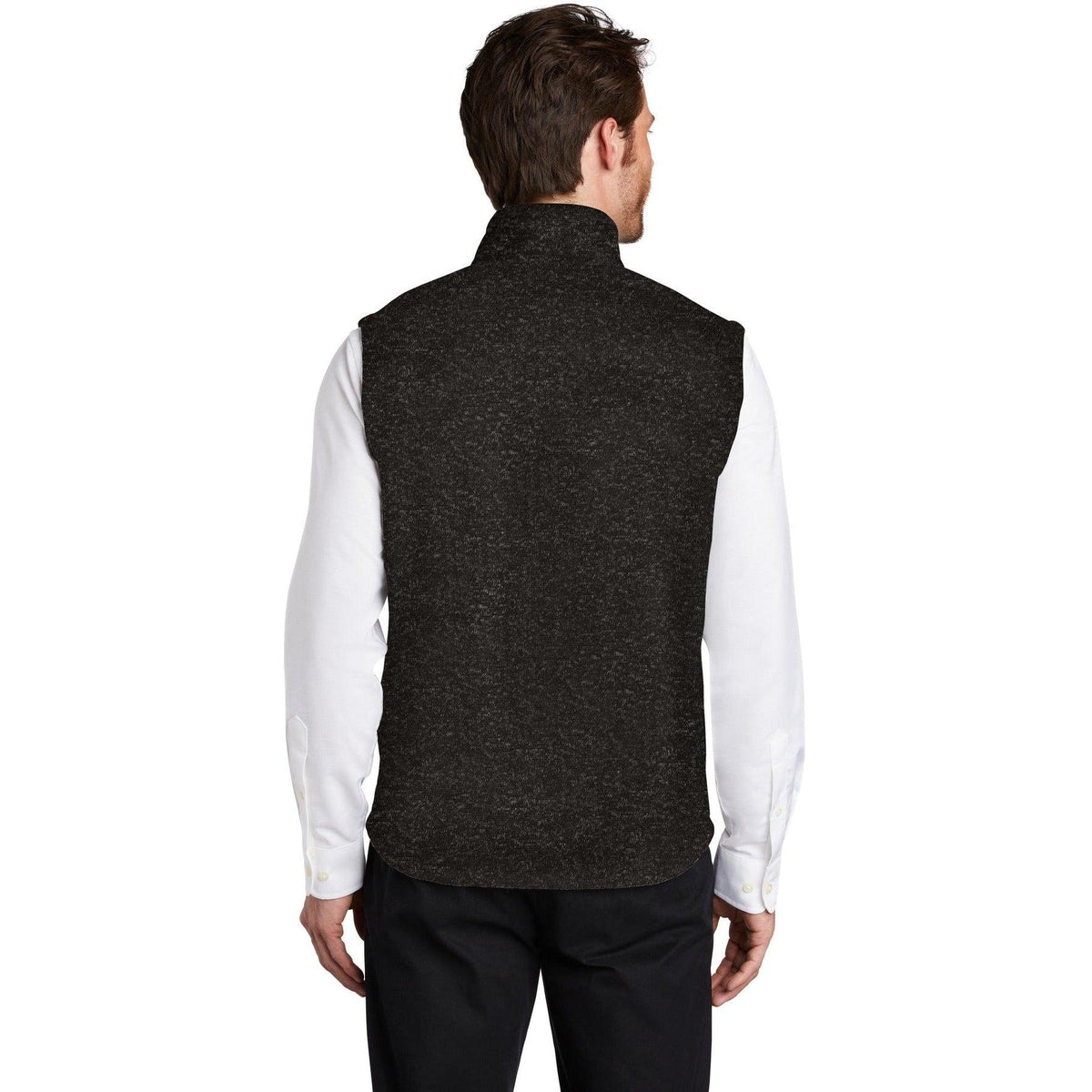 no-logo Port Authority Sweater Fleece Vest-Vests-Port Authority-Thread Logic