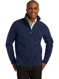 Port Authority Tall Core Soft Shell Jacket-Regular-Port Authority-Dress Blue Navy-LT-Thread Logic