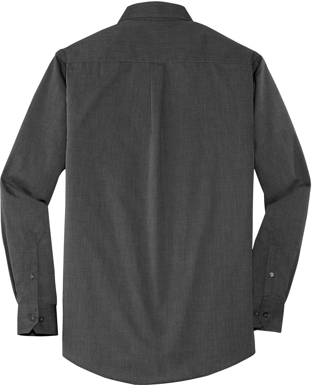 no-logo Port Authority Tall Crosshatch Easy Care Shirt-Regular-Port Authority-Thread Logic