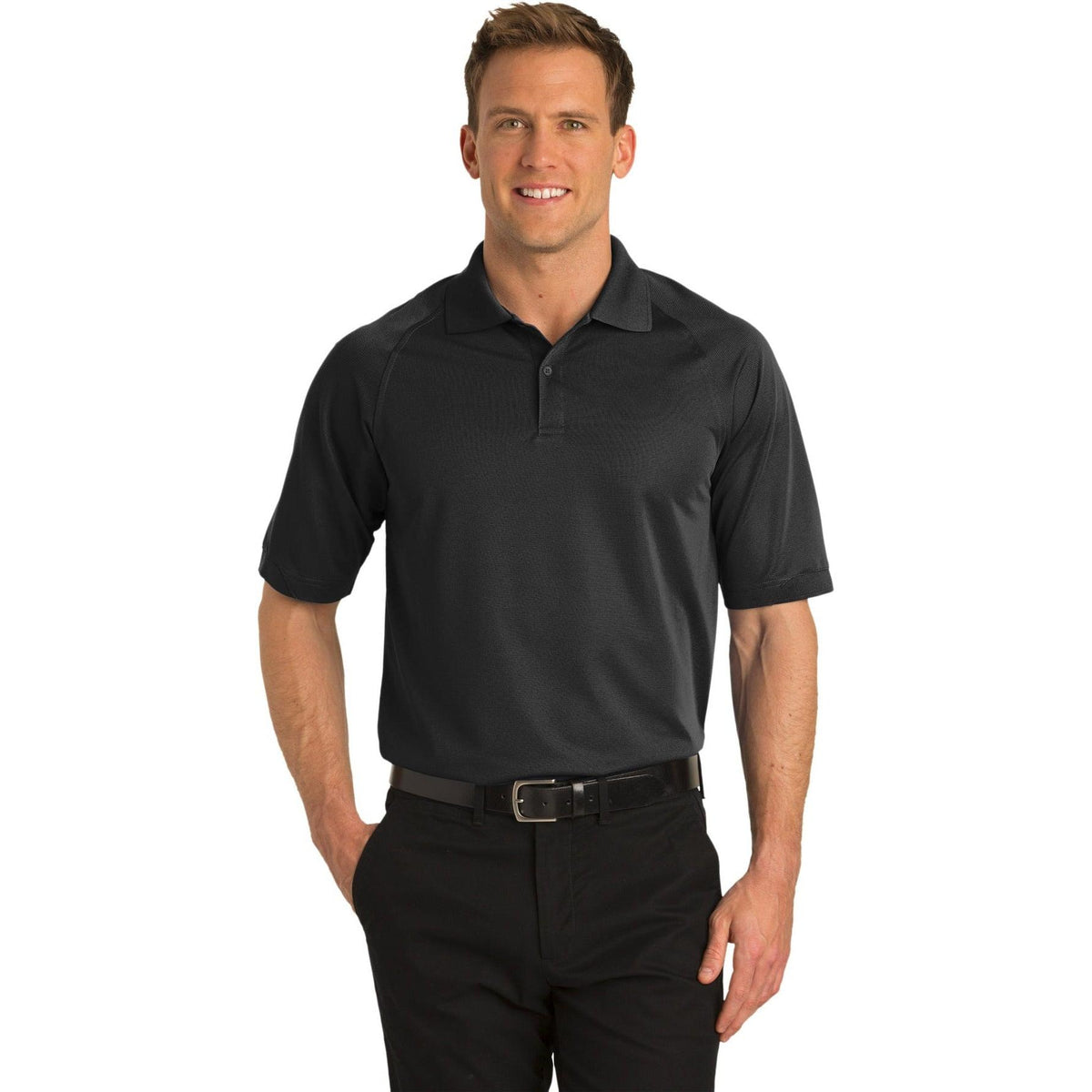 no-logo Port Authority Tall Dry Zone Ottoman Polo-Regular-Port Authority-Thread Logic