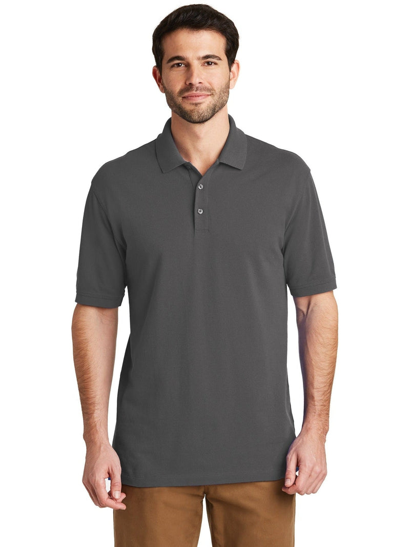 no-logo Port Authority Tall EZCotton Polo-Regular-Port Authority-Thread Logic