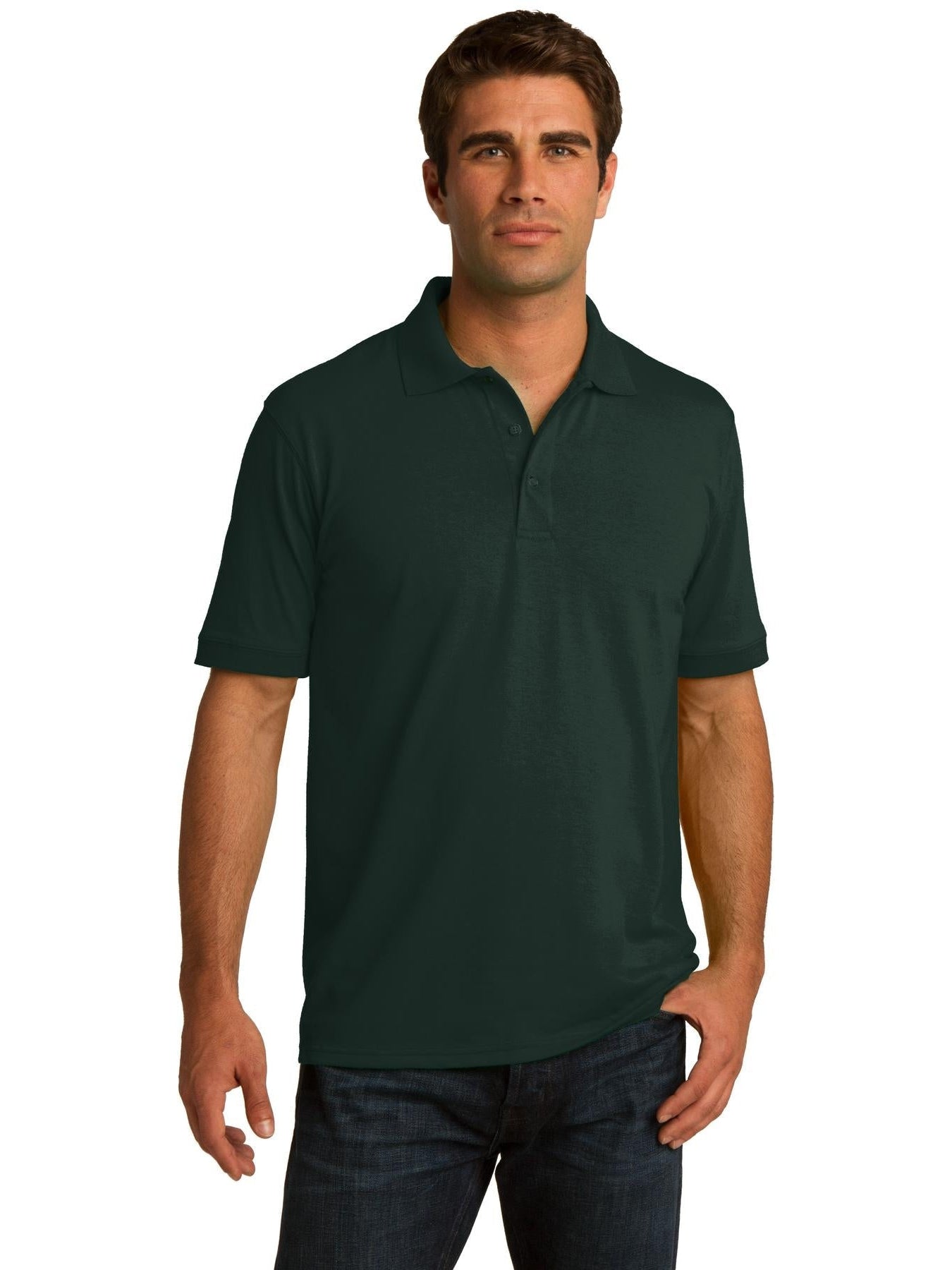 no-logo Port Authority Tall Jersey Knit Polo-Regular-Port Authority-Thread Logic