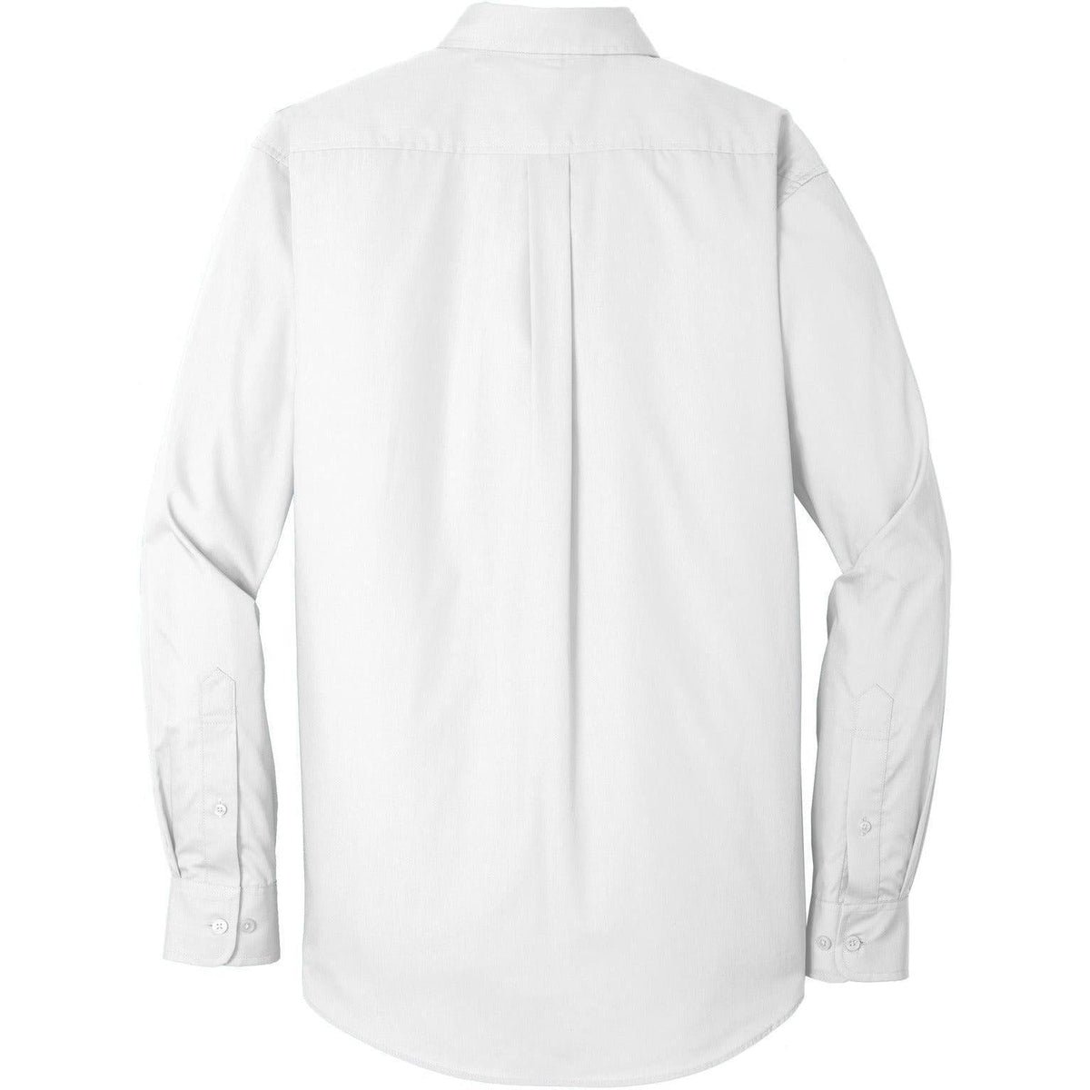 no-logo Port Authority Tall Long Sleeve Carefree Poplin Shirt-Dress Shirts-Port Authority-Thread Logic